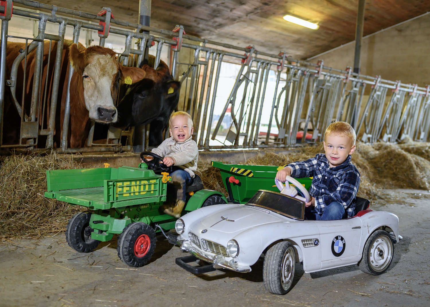 Paul und Max Linda und Matthi